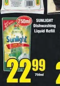 Boxer Sunlight dishwashing liquid offer