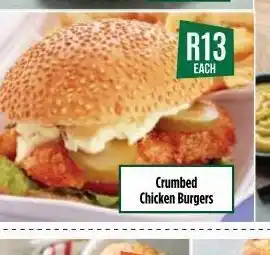 Food Lover's Market Chicken burgers offer