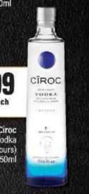 Spar Tops Ciroc Vodka 750ml offer