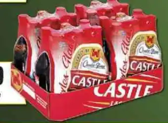 Spar Tops Castle Lager Handies 24x340ml offer