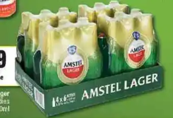 Spar Tops Amstel Lager Handies 24x330ml offer