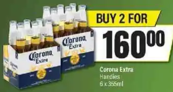 Spar Tops Corona Extra Handies 6x355ml offer