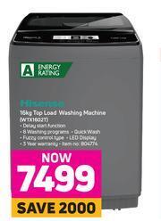 Game Hisense 16Kg Top Load Washing Machine WTX1602T offer