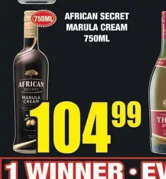 Boxer Liquors African secret liqueur offer