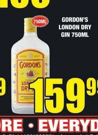 Boxer Liquors Gordon's gin offer