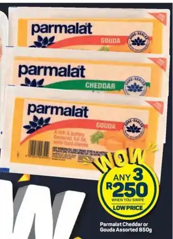 Pick n Pay Parmalat Cheddar or Gouda Assorted 850g offer
