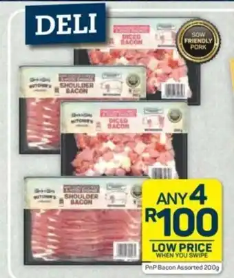 Pick n Pay PnP Bacon Assorted 200g offer