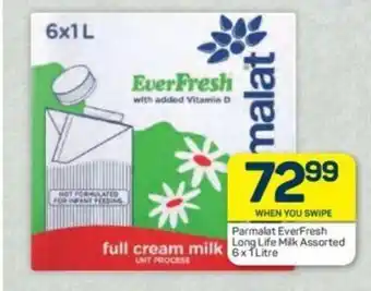Pick n Pay Parmalat Everfresh Long Life Milk Assorted 6 x 1 Litre offer