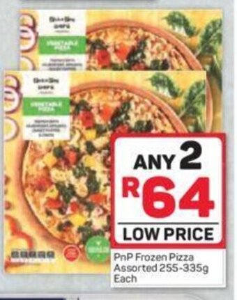 Pick n Pay PnP Frozen Pizza Assorted 255-335g each offer