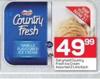 Pick n Pay Dairymaid Country Fresh Ice Cream Assorted 2 Litre each offer