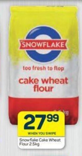 Pick n Pay Snowflake Cake Wheat Flour 2.5kg offer