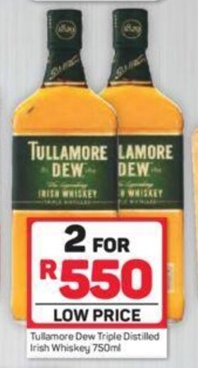 Pick n Pay Tullamore Dew Triple Distilled Irish Whiskey 750 ml offer
