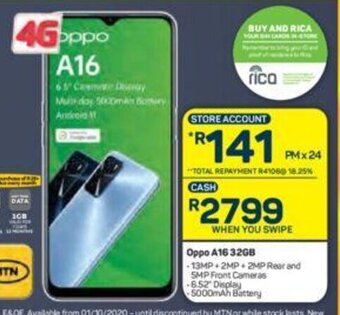 Oppo A16 32GB
