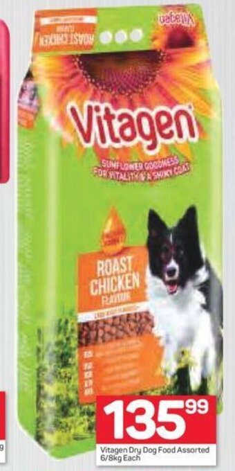 Pick n Pay Vitagen Dry Dog Food Assorted 6/8kg each offer