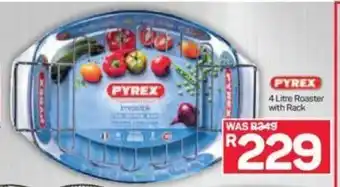 Pick n Pay Pyrex 4 Litre Roaster with Rack offer