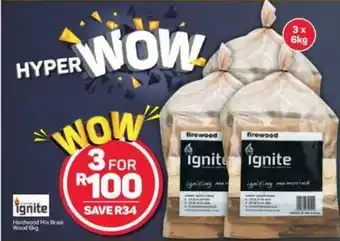 Pick n Pay Ignite Mix Braai Wood 6kg offer