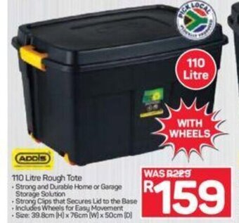 Pick n Pay Addis 110 Litre Rough Tote offer