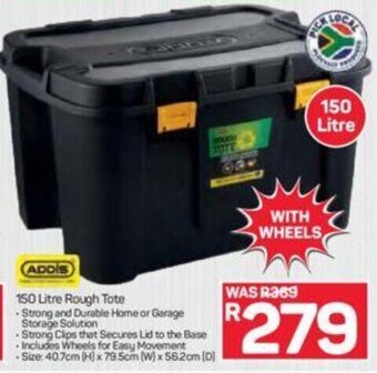 Pick n Pay Addis 150 Litre Rough Tote offer