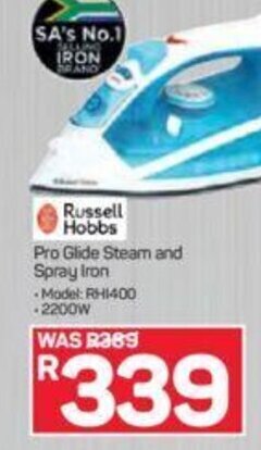 Pick n Pay Russell Hobbs Pro Glide Steam and Spray Iron offer