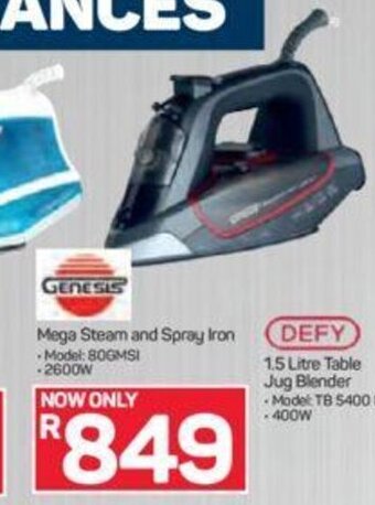 Pick n Pay Genesis Mega Steam and Spray Iron offer