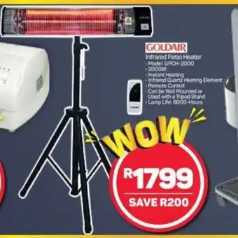 Pick n Pay Goldair Infrared Patio Heater offer