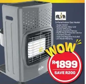 Pick n Pay Alva 3-Panel Indoor Gas Heater offer
