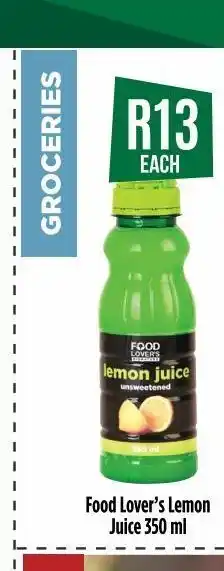 Food Lover's Market Food lover's market lemon juice offer