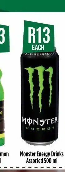 Food Lover's Market Black monster energy drink offer