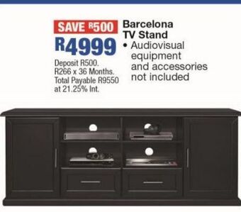 Barcelona tv stand