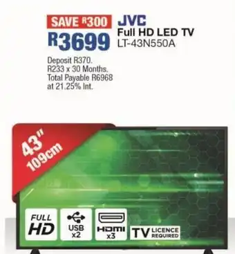 OK Furniture Jvc full hd led tv lt-43n550a offer