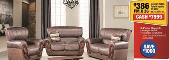 OK Furniture 3 piece nappoli lounge suite offer