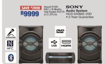 OK Furniture Sony audio system hcd shake-30d offer