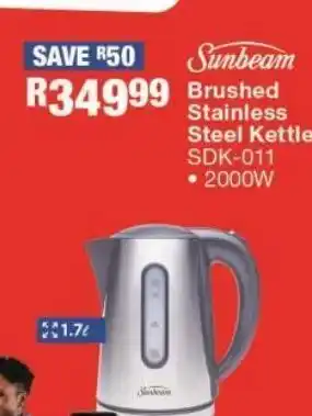 OK Furniture Brushed stainlees steel kettle sdk-011 offer