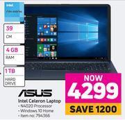 Game Asus Intel Celeron Laptop offer