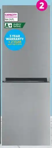 Game Defy 247L Bottom Mount Freezer Fridge DAC447 offer