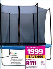 Game Kidsgro 10ft (3m) Trampoline offer