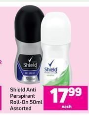 Game Shield Anti Perspirant Roll On Assorted-50ml Each offer