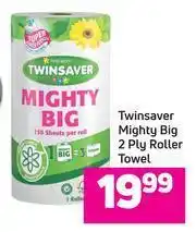 Game Twinsaver Mighty Big 2 Ply Roller Towel offer