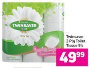 Game Twinsaver 2 Ply Toilet Tissue-9's Pack offer