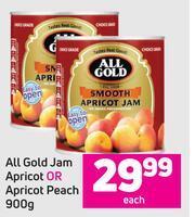 Game All Gold Jam Apricot Or Apricot Peach-900g Each offer