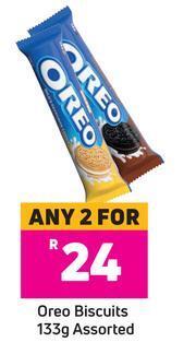Game Oreo Biscuits Assorted-For Any 2 x 133g offer