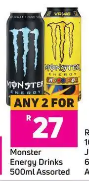 Game Monster Energy Drinks Assorted-For Any 2 x 500ml offer
