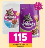Game Whiskas Cat Food Assorted-2Kg Each offer