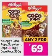 Game Kellogg's Coco Pops, Strawberry Pops Or Big 5 Coco Pops-For Any 2 x 350g offer