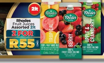 Take 'n Pay Rhodes Fruit Juices Assorted 2lt offer