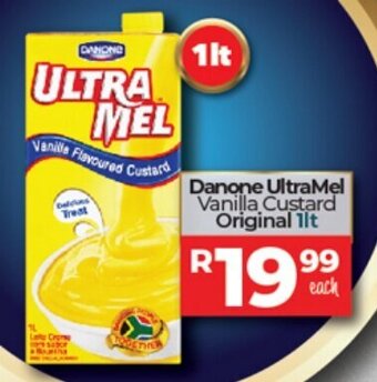 Danone UltraMel Vanilla Custard Original 1lt