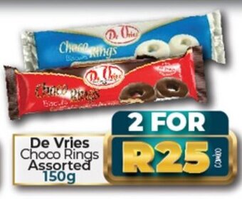 Take 'n Pay De Vries Choco Rings Assorted 150g offer
