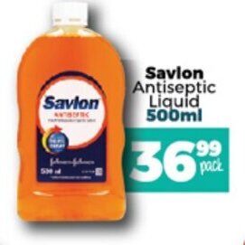 Take 'n Pay Savlon Antiseptic Liquid 500 ml offer