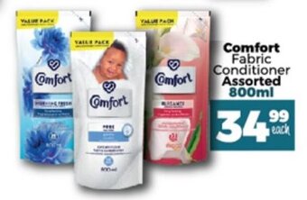 Take 'n Pay Comfort Fabric Conditioner Assorted 800ml offer