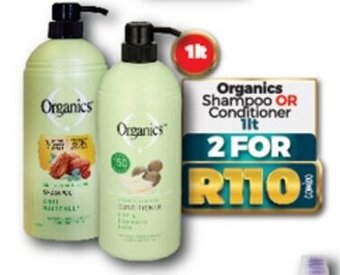 Take 'n Pay Organics Shampoo or Conditioner 1lt offer